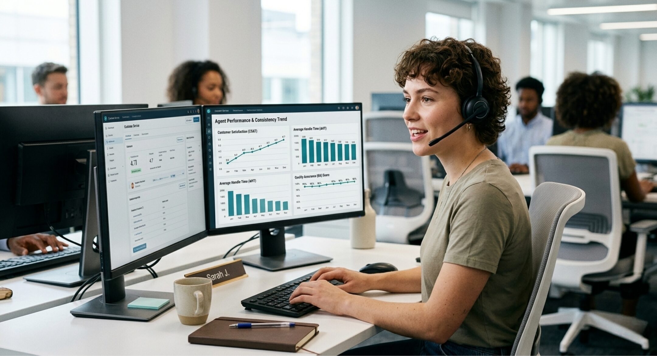 Higher quality and compliance coverage across interactions