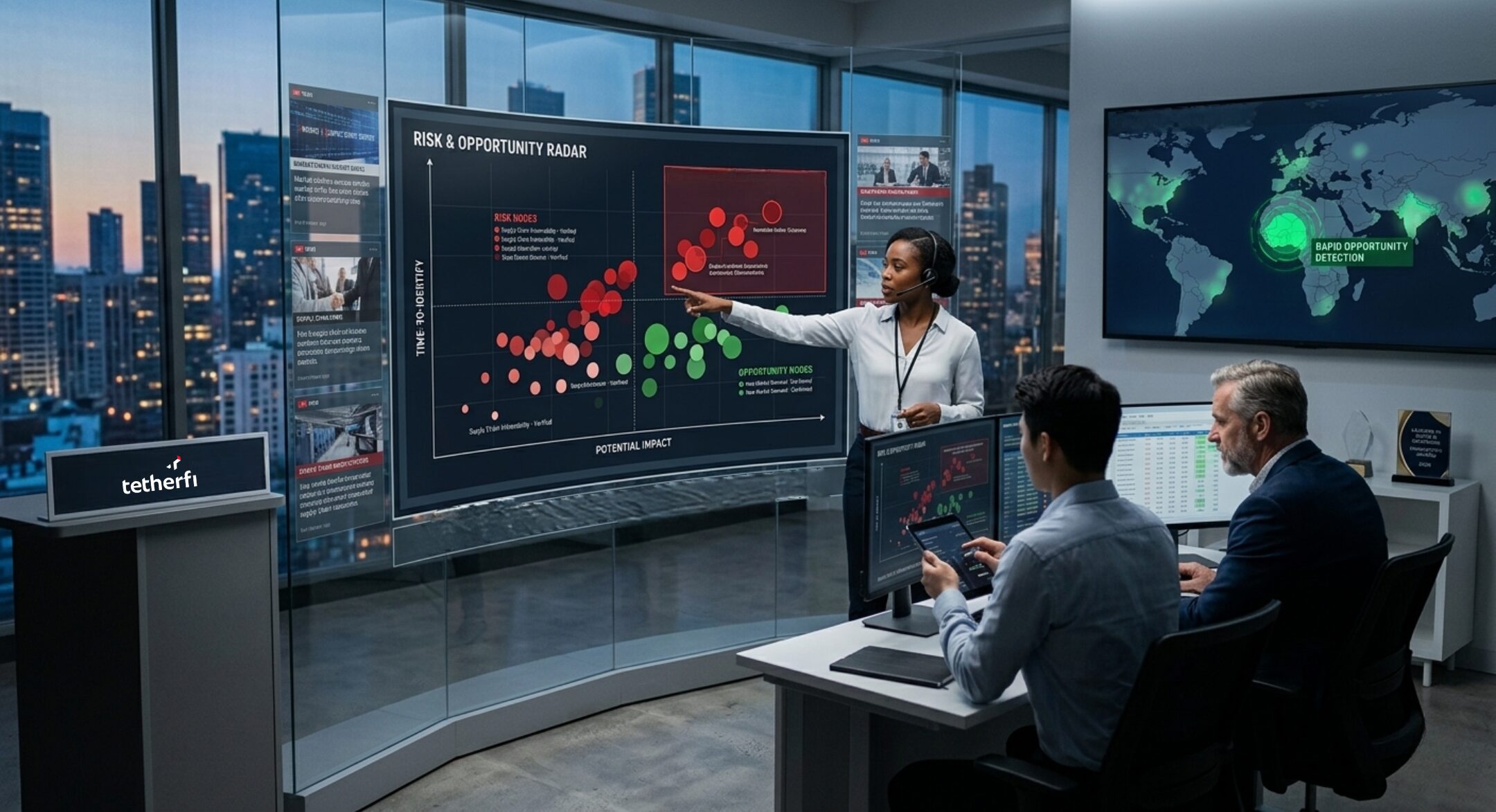 Faster identification of risks and opportunities